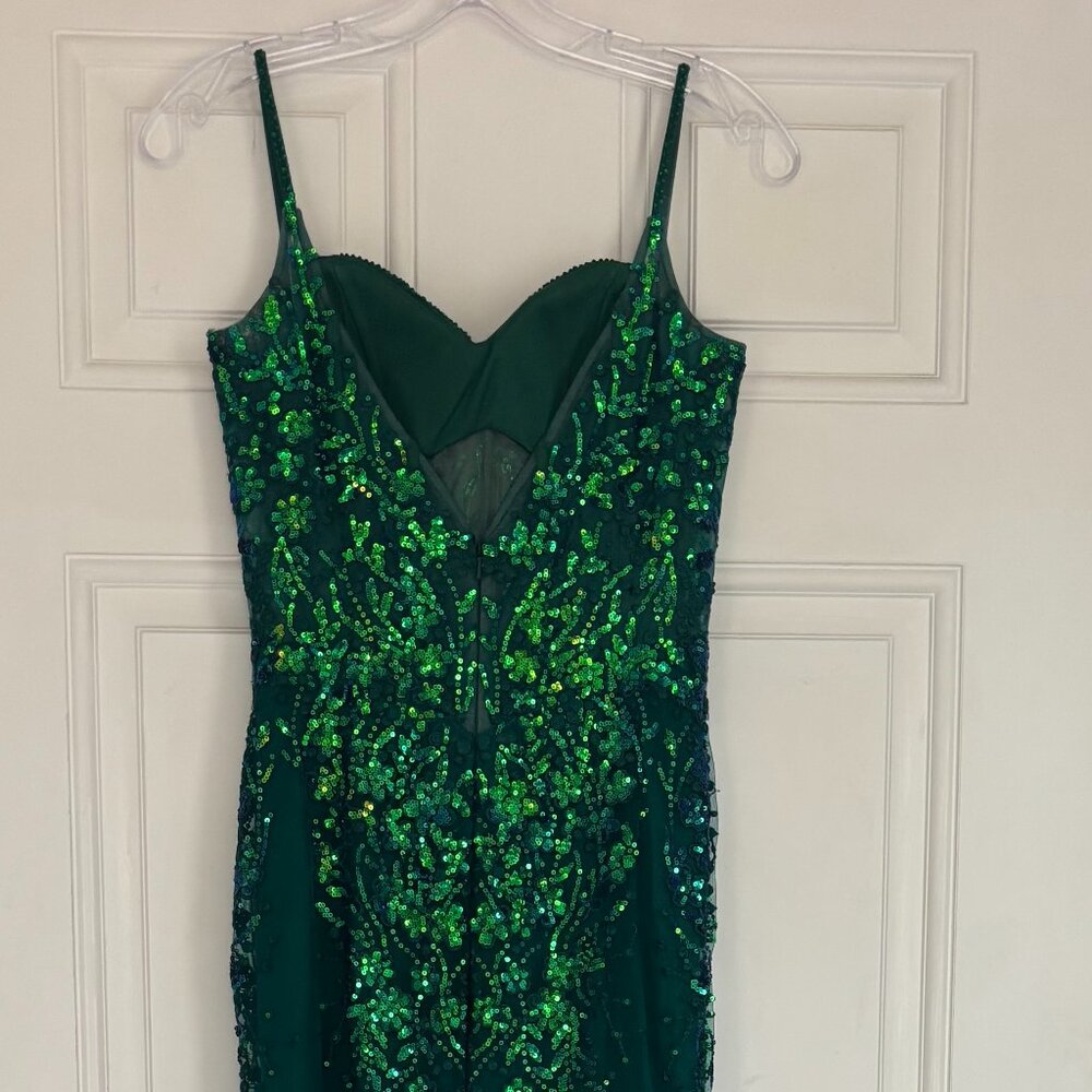Emerald Ellie Wilde Prom Dress Size 0 - Picture 5 of 8